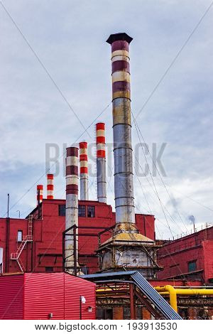 View of the Izhevsk Machinebuilding Plant in the evening