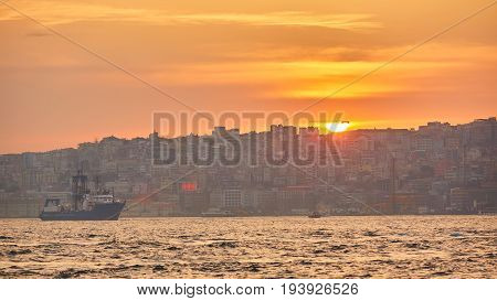 Besiktas coastline, the European side of Istanbul