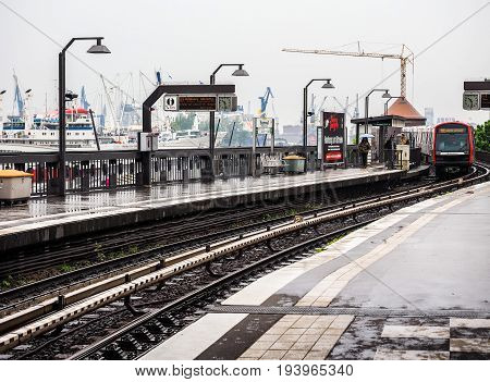 S Bahn (s Train) In Hamburg Hdr