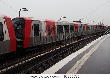 S Bahn (s Train) In Hamburg
