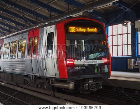S Bahn (s Train) In Hamburg