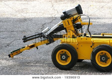 Il robot-minatore nel lavoro