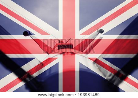Weapons Of Mass Destruction. United Kingdom Icbm Missile. War Background.