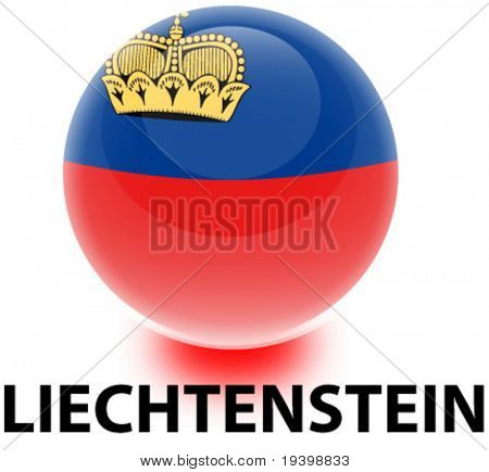 Orb Liechtenstein Flag