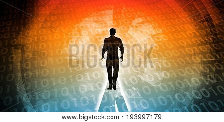 Embracing Technology and Prepared for Digital Literacy 3D Illustration Render