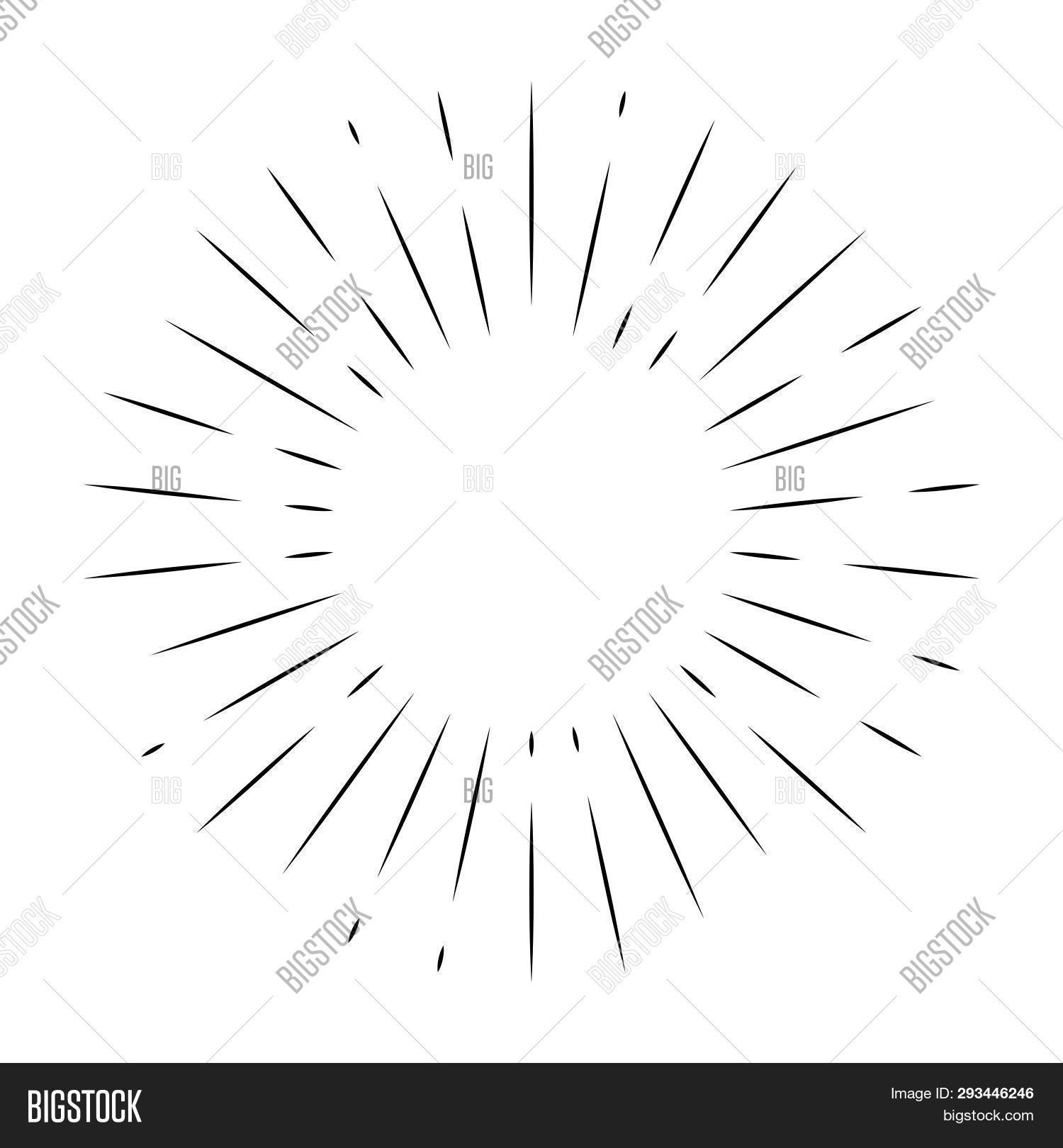 Retro Bursting Rays Vector & Photo (Free Trial) | Bigstock
