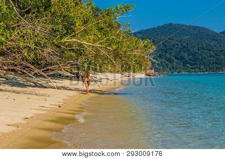February 2019. Ko Lipe Tarutao National Marine Park Thailand. A View Of In Ko Lipe Tarutao National 