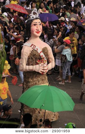 Sinulog Cebu Parade Filippinsk katolsk hengivne