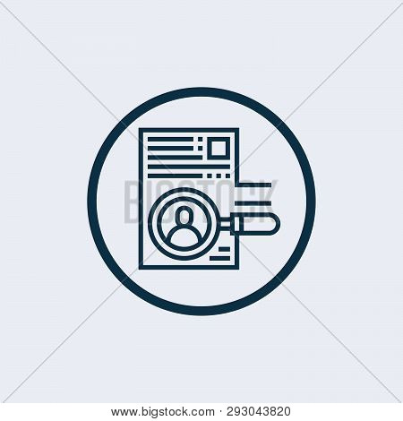 Curriculum Icon Isolated On White Background. Curriculum Icon Simple Sign. Curriculum Icon Trendy An