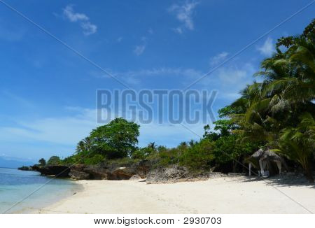 Praia de areia branca