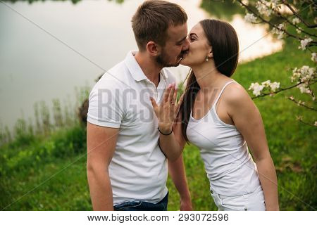 Man Makes A Marrige Proposal To A Girl. Gives Her A Ring For The Engagement