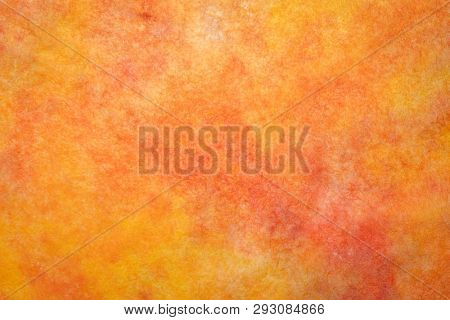 background of orange and red marbled momi paper