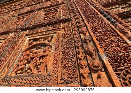 Famous Terracotta (fired Clay Of A Brownish-red Colour, Used As Ornamental Building Material) Relief