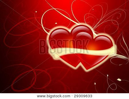 Deux coeurs - Saint Valentin - amour