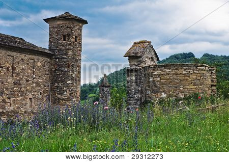 Château de Golaso. Varsi. Emilia-Romagna. Italie.