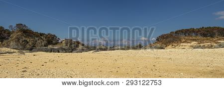 Rock, Blue Sky And Cloud In Daylight Yakushima Island Japan