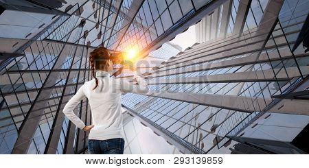 Future of virtual technology. Mixed media