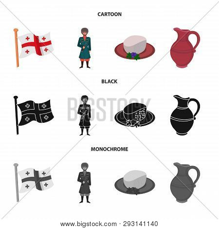 Vector Design Of Culture And Sightseeing Symbol. Set Of Culture And Originality Vector Icon For Stoc