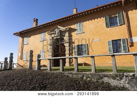 Montevecchia, Lecco, Brianza, Lombardy, Italy: Old Buildings Of The Historic Village