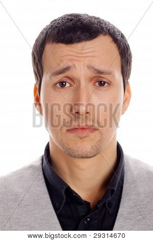 smutný muž