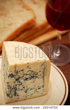 Fromage bleu avec décoration