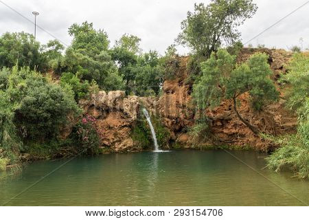Waterfall Of Pego Do Inferno Near Tavira