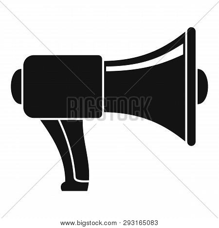 Lifeguard Megaphone Icon. Simple Illustration Of Lifeguard Megaphone Vector Icon For Web Design Isol