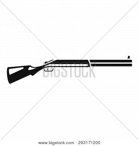 Hunting Shotgun Icon. Simple Illustration Of Hunting Shotgun Vector Icon For Web Design Isolated On 