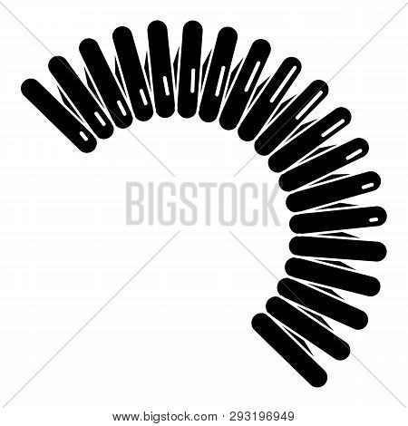 Spiral Cable Icon. Simple Illustration Of Spiral Cable Vector Icon For Web Design Isolated On White 