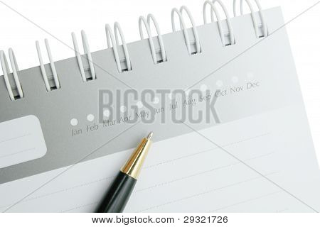 Dagboek met gestreepte papier
