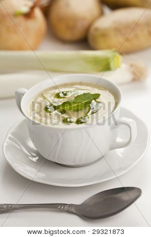 ขนมจีบ leek ซุป