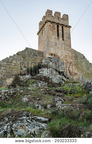 View Of Numao Castle. Council Of Vila Nova De Foz Coa. Portugal. Douro Region.