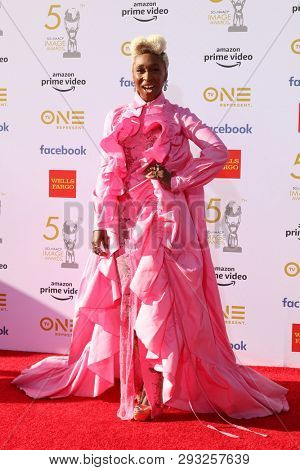 LOS ANGELES - MAR 30:  Cynthia Erivo at the 50th NAACP Image Awards - Arrivals at the Dolby Theater on March 30, 2019 in Los Angeles, CA
