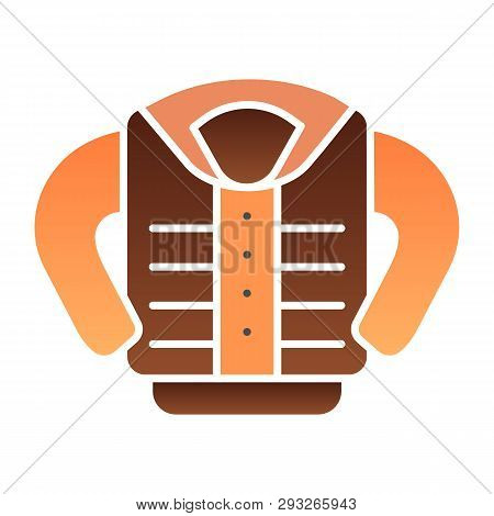 Jacket Flat Icon. Clothing Color Icons In Trendy Flat Style. Outerwear Gradient Style Design, Design