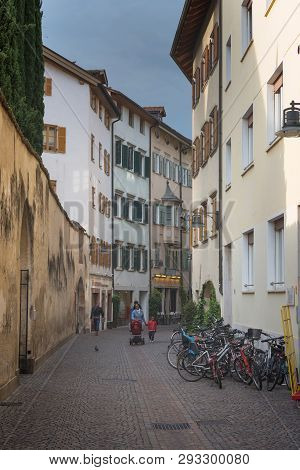 Bolzano Bozen/italy - 05/05/2018: Streets In South Tyrol, Italy.