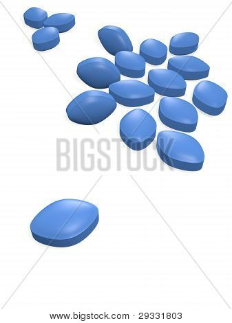 blau Tabletten