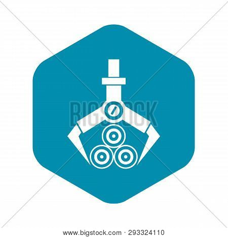 Log Loader Icon In Simple Style On A White Background