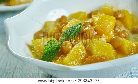 Chickpea And Squash Coconut Curry