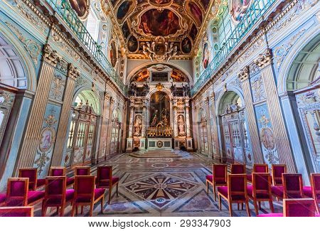 Fontainebleau  France  April 16 ,  The Chapel Of The Trinity, In The Castle Of Fontainebleau, France