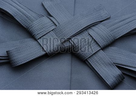 Folded Aikido Hakama, Japanese Martial Arts Uniform
