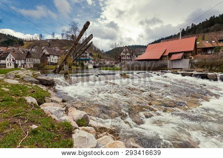 Schiltach On The Kinzig, Black Forest, Rottweil, Germany