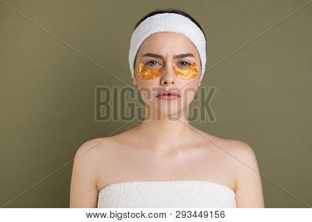 Image Of Pure Beautiful Gentel Girl With Naked Shoulders Isolated