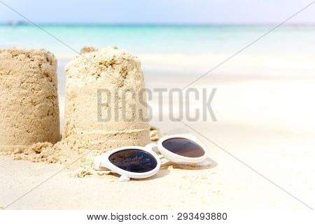 Sandcastle Summer On Beach