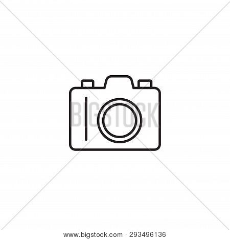 Camera Icon Vector In Trendy Style Isolated On White Background
