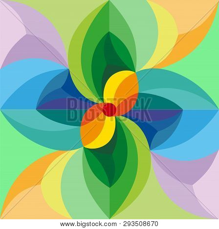 Geometry Minimalistic Artwork Poster With Simple Shape And Figure.