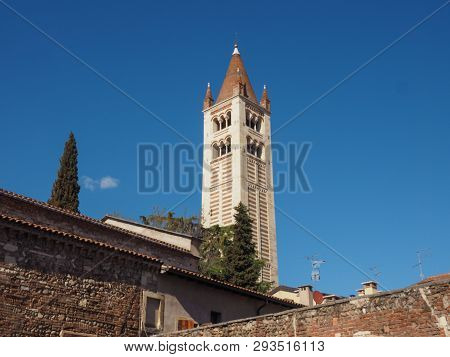 San Zeno Basilica In Verona