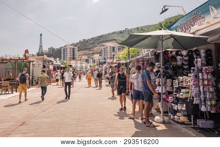 Budva Sea Promenade In Montenegro