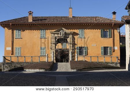 Montevecchia, Lecco, Brianza, Lombardy, Italy: Old Buildings Of The Historic Village