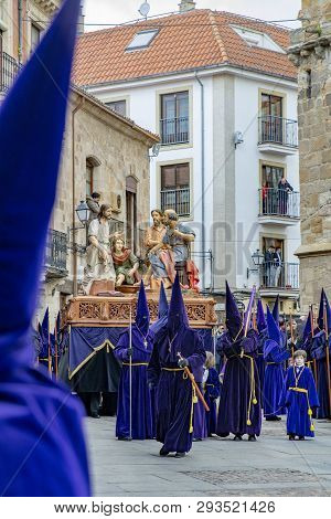 Holy Thursday Procession In Zamora, Spain