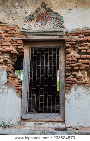 Dilapidated Church In Wat Rat Bamrung (wat Ngon Kai) - Samut Sakhon, Thailand
